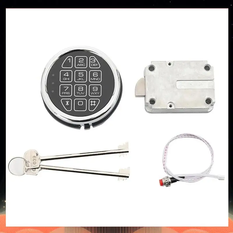 

Replacement Solenoid Lock Electronic Keypad Lock For Swing Bolt Safes,Reset Cable,Circuit Board Lock-TCE