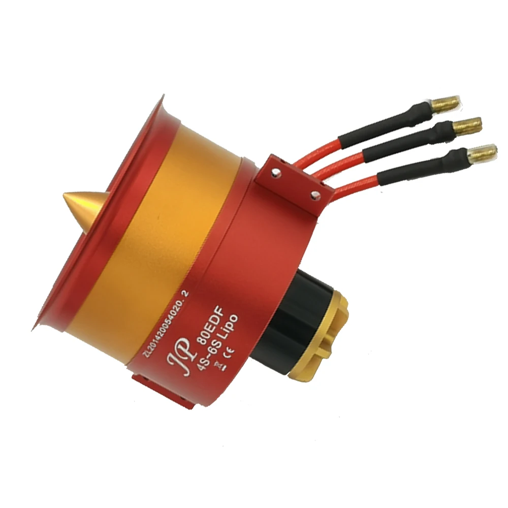 Motor 5060 4260 4250 with 6S 12S 14S JP 90mm 105mm 120mm EDF Ducted Fan 12 Blades All Set RC Air Plane 50V, 7100W Motor Parts