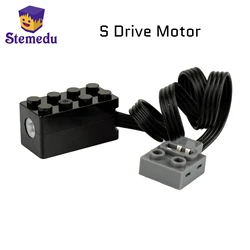S Drive Motor Power Pack Modified Slow Speed Torque MOC Technical Power Functions Building Block Engine Compatible with Legoeds