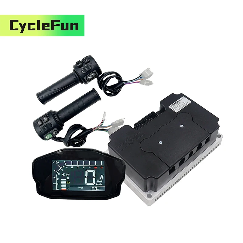 

ND96450 FarDriver Controller 170A Electric Motorcycle Sine Wave with DKD Display and T08 Throttle Dirt Bike Scooter Accessories
