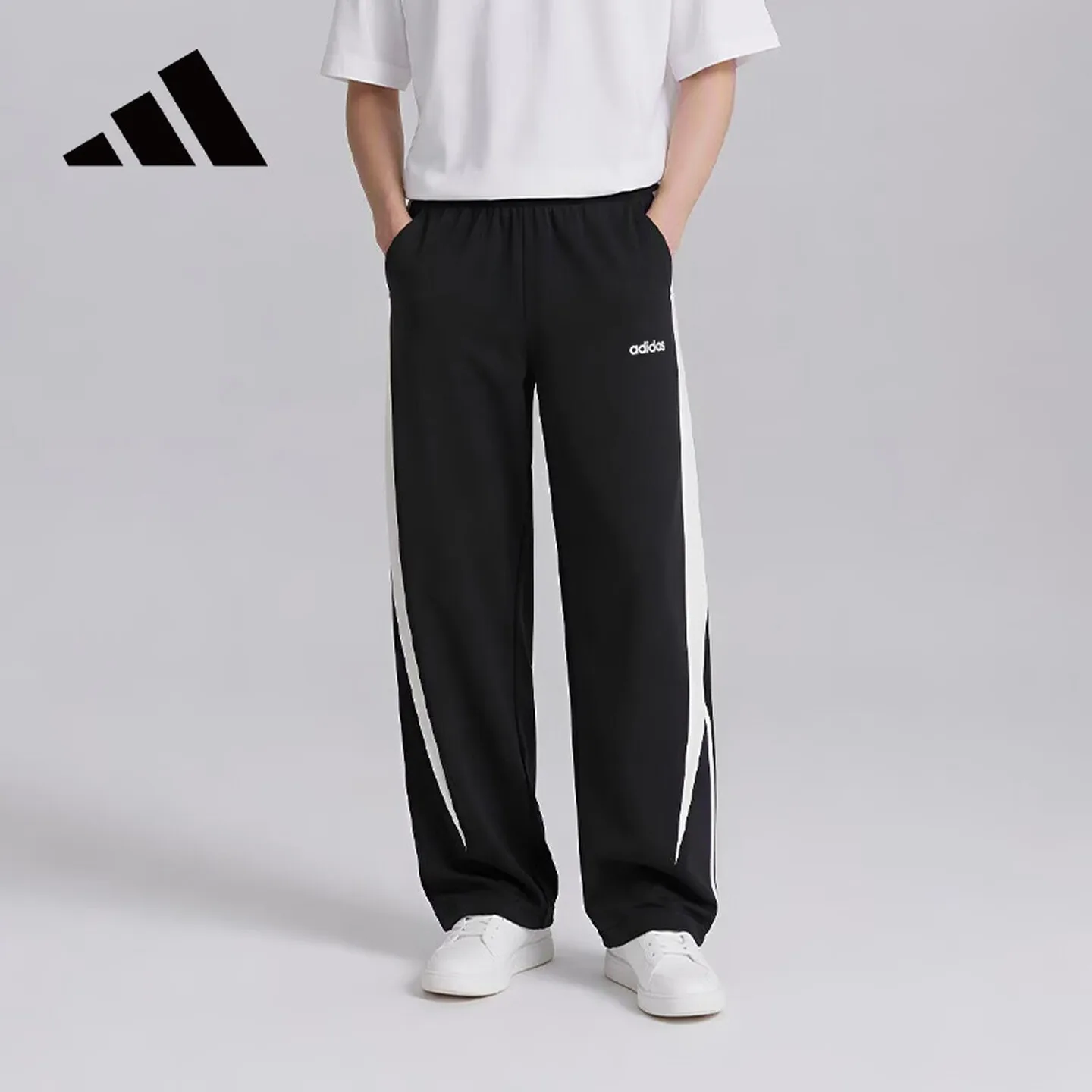 adidas Unisex Casual Loose Trousers Comfort Versatile Sports Pants For Outdoor Camping Daily Activities KX7265