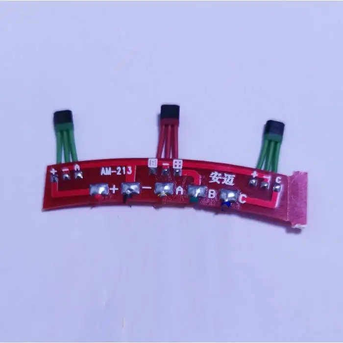 1pcs 2-Wheels Electric Vehicles Motor Hall Sensor With Board Cable 213 Motor Hall Sensor Motor AH41 AH60 Hall PCB Element E-Bike