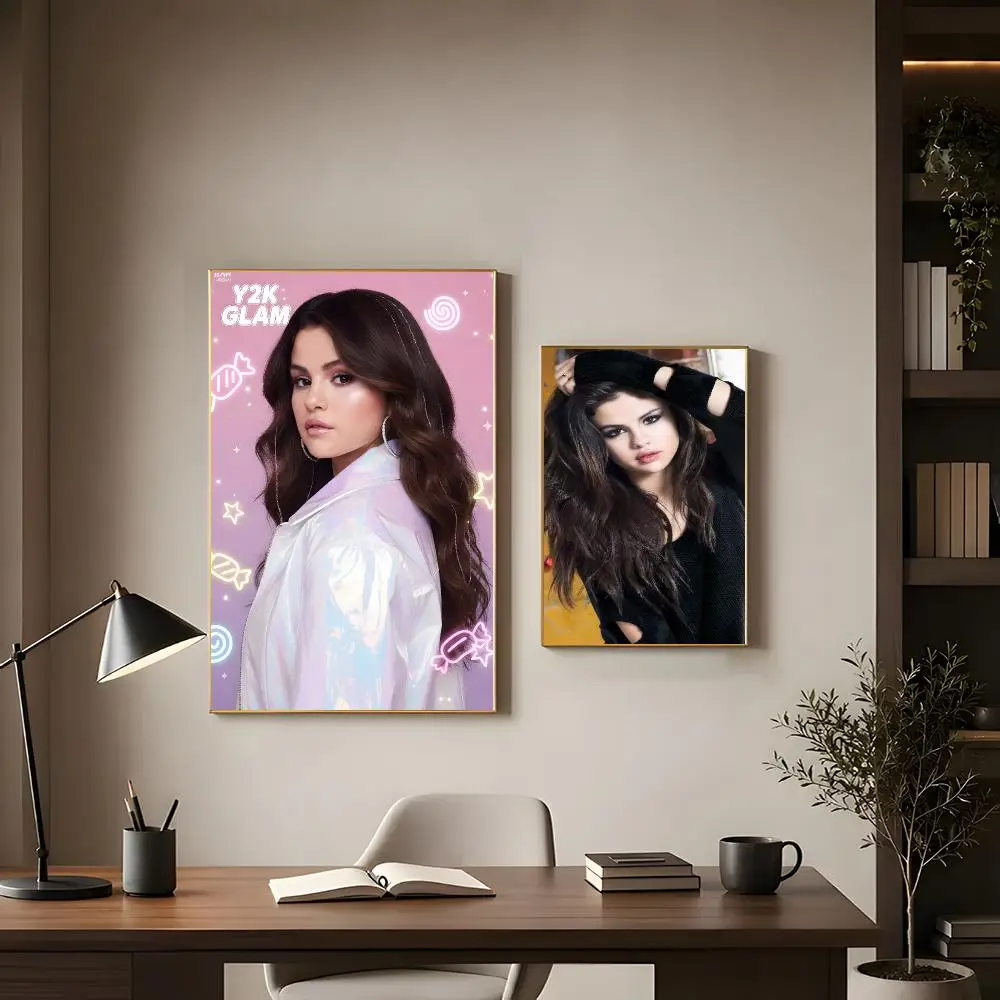 Pop Singer Selena Gomez Poster Modern Interior Wall Decor & Trendy Home Highlights