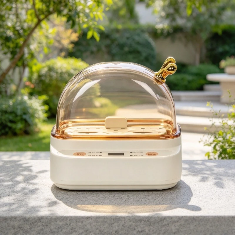 120W Electric Egg Boiler Smart Steamer Timing Cooker Mini Breakfast Machine 2 Eggs Portable Automatic Power Off 220V Home Use
