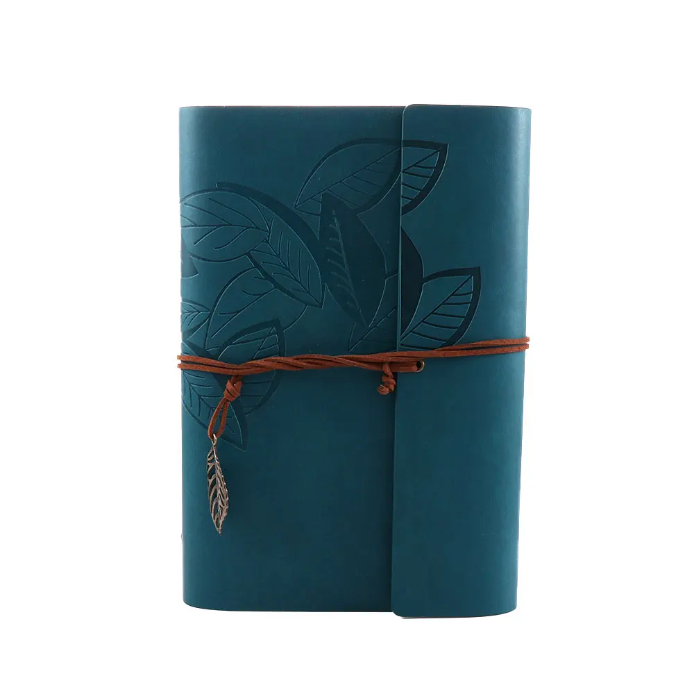 

Office Student Gift Sketchbook Diary Binder Kraft Notepad PU Leather Spiral Note Book Paper Replaceable Vintage Notebook