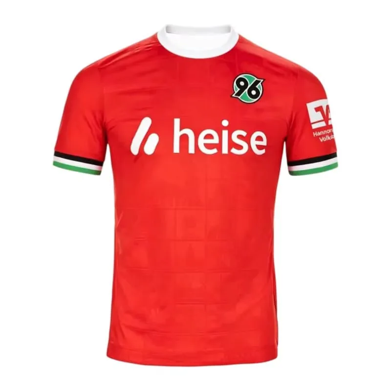 2026 New Hannover 96 26-27 Season Home and Away Jerseys Summer Sports Casual T-Shirts Adult/Children's Tops Family Matching