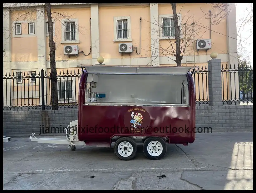 

Donut Food Trailer Mobile Restaurant Trucks Outdoor Coffee Cart Ice Cream Trailer Mobile Food Truck for Sale in USA