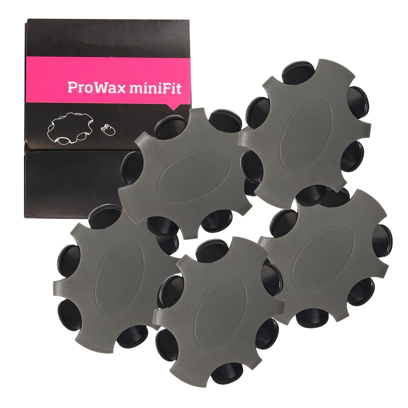 

5Packs Hearing Aid Wax Guard Filters Prowax Minifit Replacement Clear Cleaning Kit Accessory for Oticon