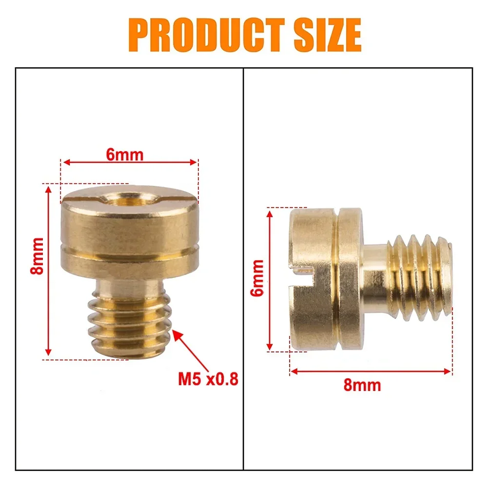 Carburetor Nozzle Main Measuring Hole Carburetor Main Jet Kit Replace For Honda Carburetor Nozzle Fuel Delivery