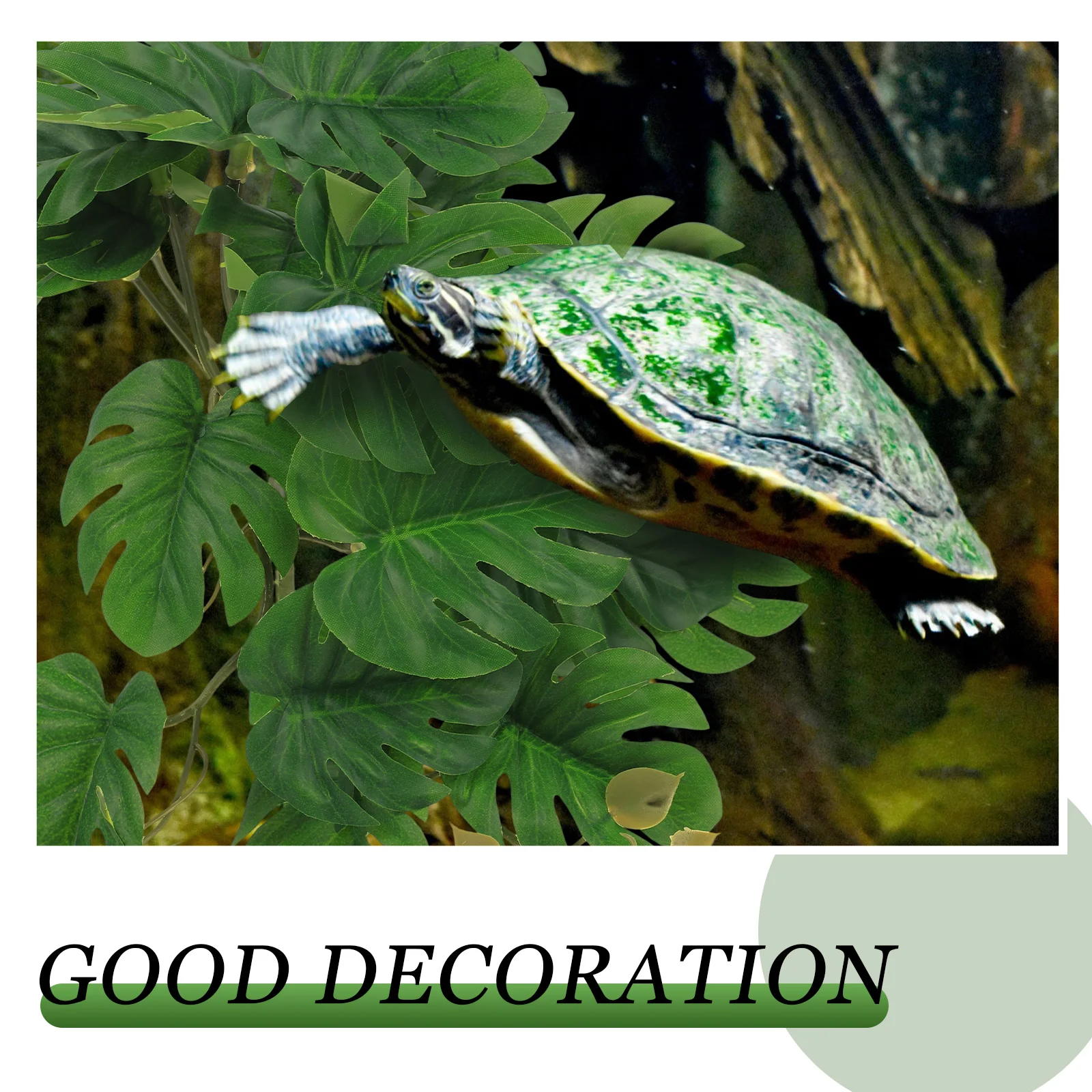 

Realistic Reptile Terrarium Plants Decor High-Grade Artificial Landscape Ornament for Aquarium Crawler Box Climbing Pet