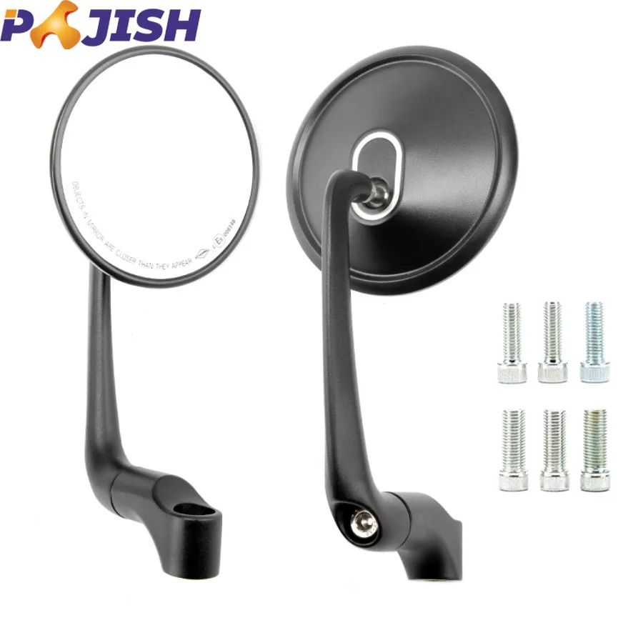 

Motorbike Modification Accessories CNC Aluminum Alloy Retro Classic Rearview Motorcycle Universal Side Mirror for Cafe Racer