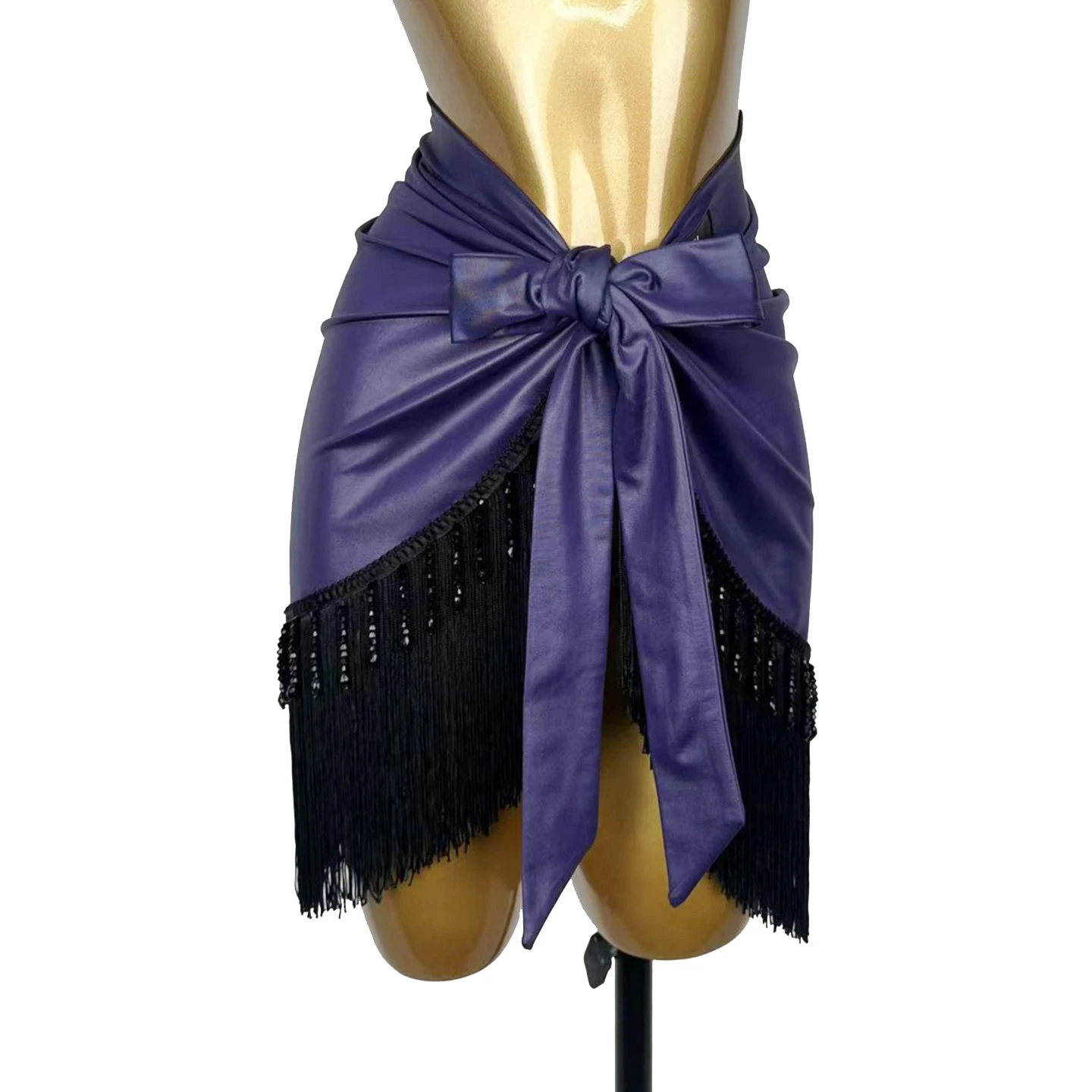 

Юбки для латинских танцев 2025 года для женщин, шарф на бедрах, цельная юбка с кисточками на шнуровке, женская одежда для взрослых, чача, тренировочная одежда для латинских танцев XH3554