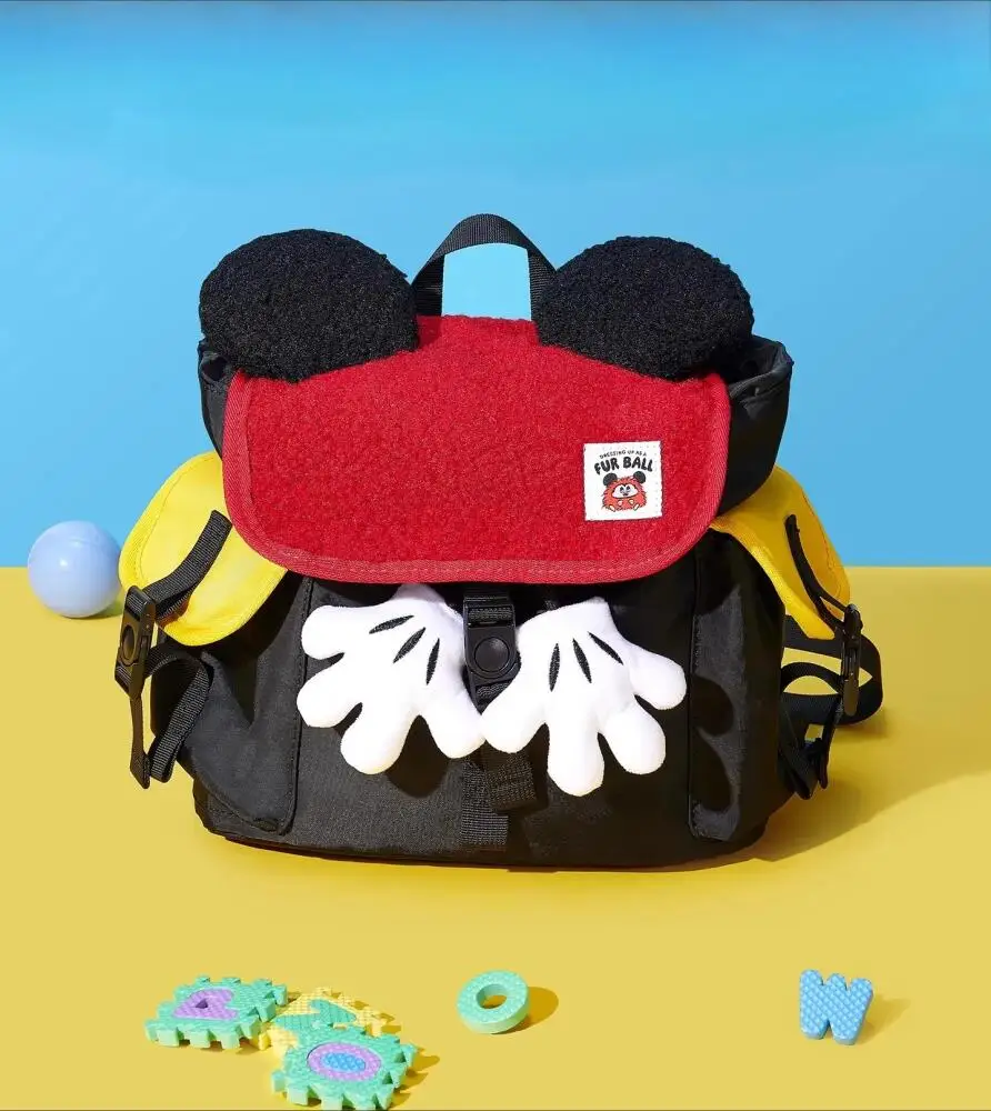 

Disney Mickey Explosion Series Backpack, Cute Cartoon Graffiti School Bag, Lightweight Daypack for Teens Girls Boys
