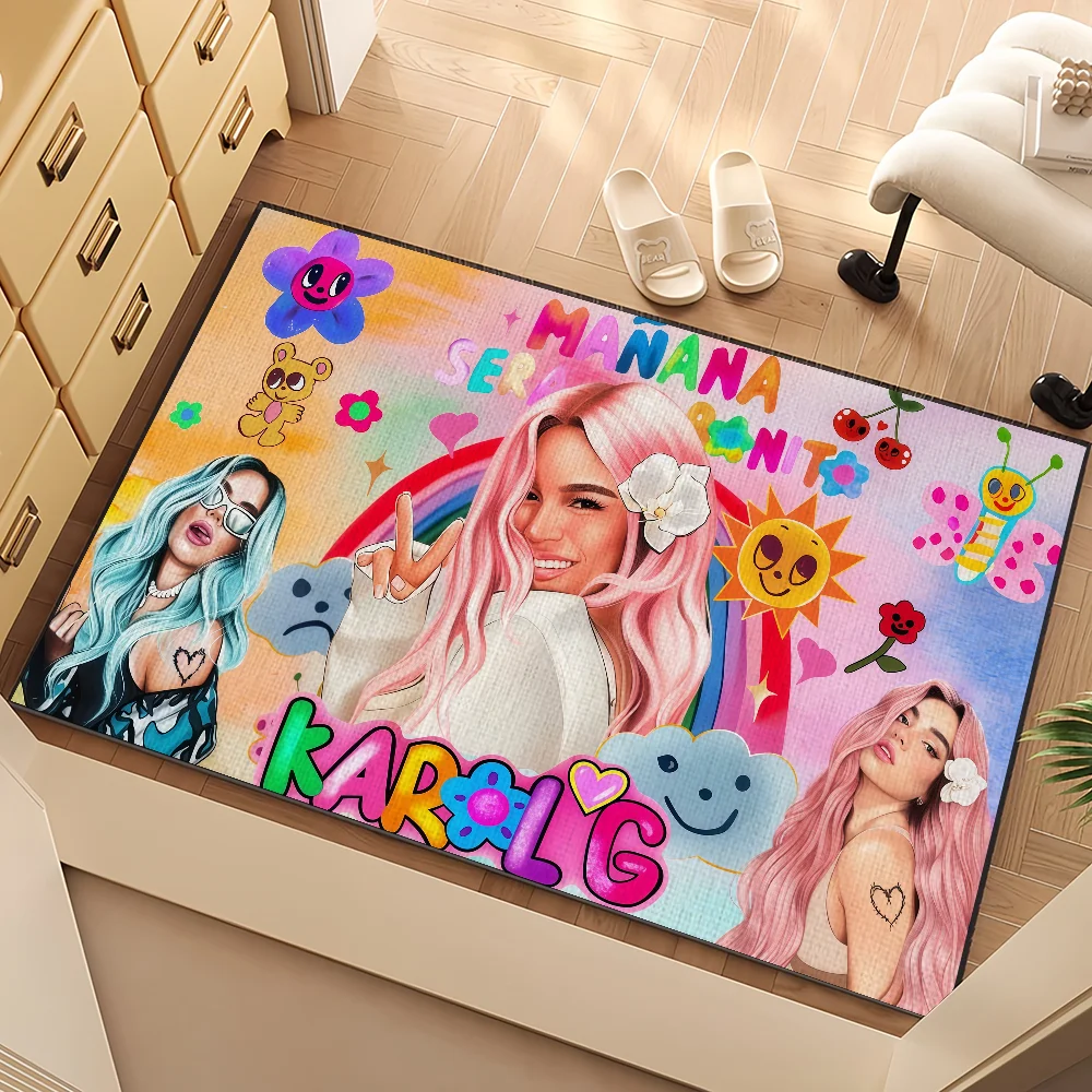 singer K-Karol G M-Manana Sera Bonito small carpet Rug Carpet Home Decor Bedroom Mat Hallway Balcony Entrance Doormat Decoration