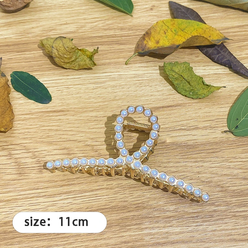2026 Neue Damenmode Gold Hohl Geometrische Metall-Haarklammer Haarband Haarspangen Haarnadel Haarkrabbe Haaraccessoires – Detail 21