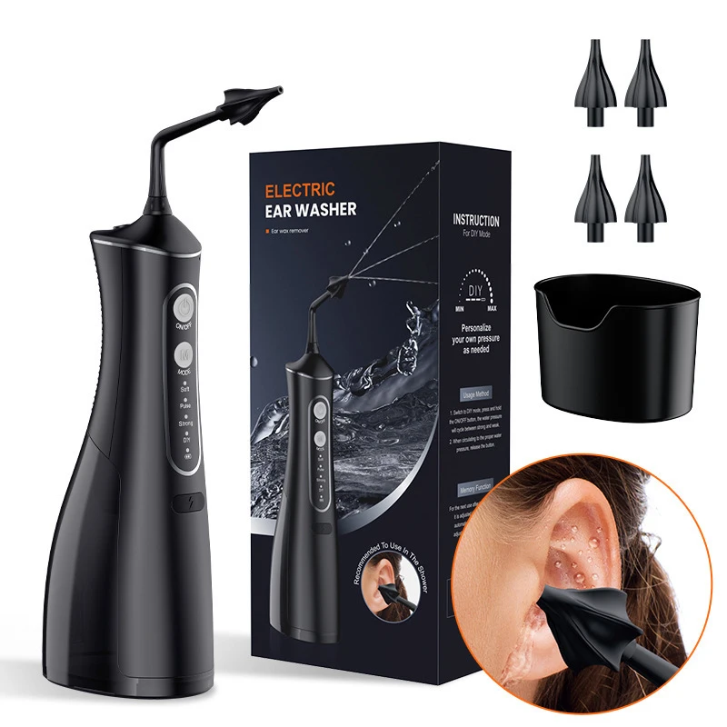 

Portable 300ml Water Tank Class II Medical Ear Washer with Type-C Charging Household Electric Ear Wash