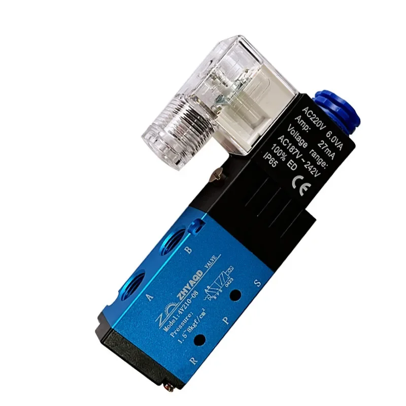 

Pneumatic Solenoid Valve 4V210-08 Two-position Five-way 4V310-10 Directional Valve 4V410-15 Air Valve