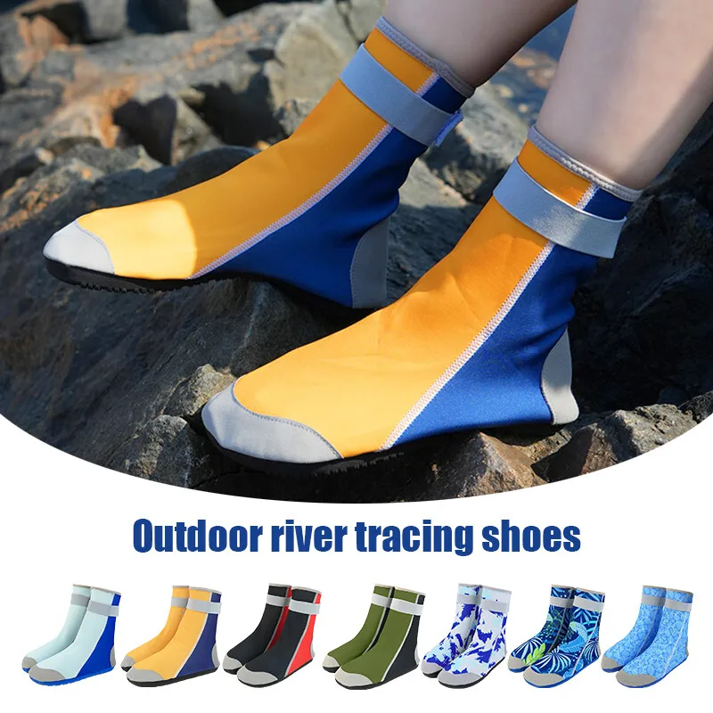 Women's Outdoor Upstream Shoes Thick Anti Slip Beach Shoes Swimming Shoes Quick Dry Swimming Footwear Beach Shoes New