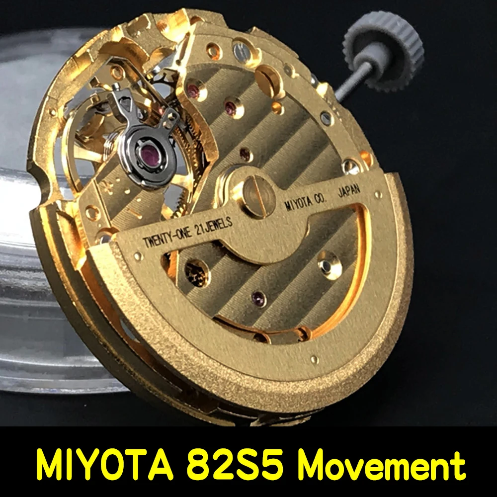 82S5 Watch Movement 21 Jewels Automatic Mechanical Movement For Miyota 82S5 Movement Watch Repair Accessories Replacement