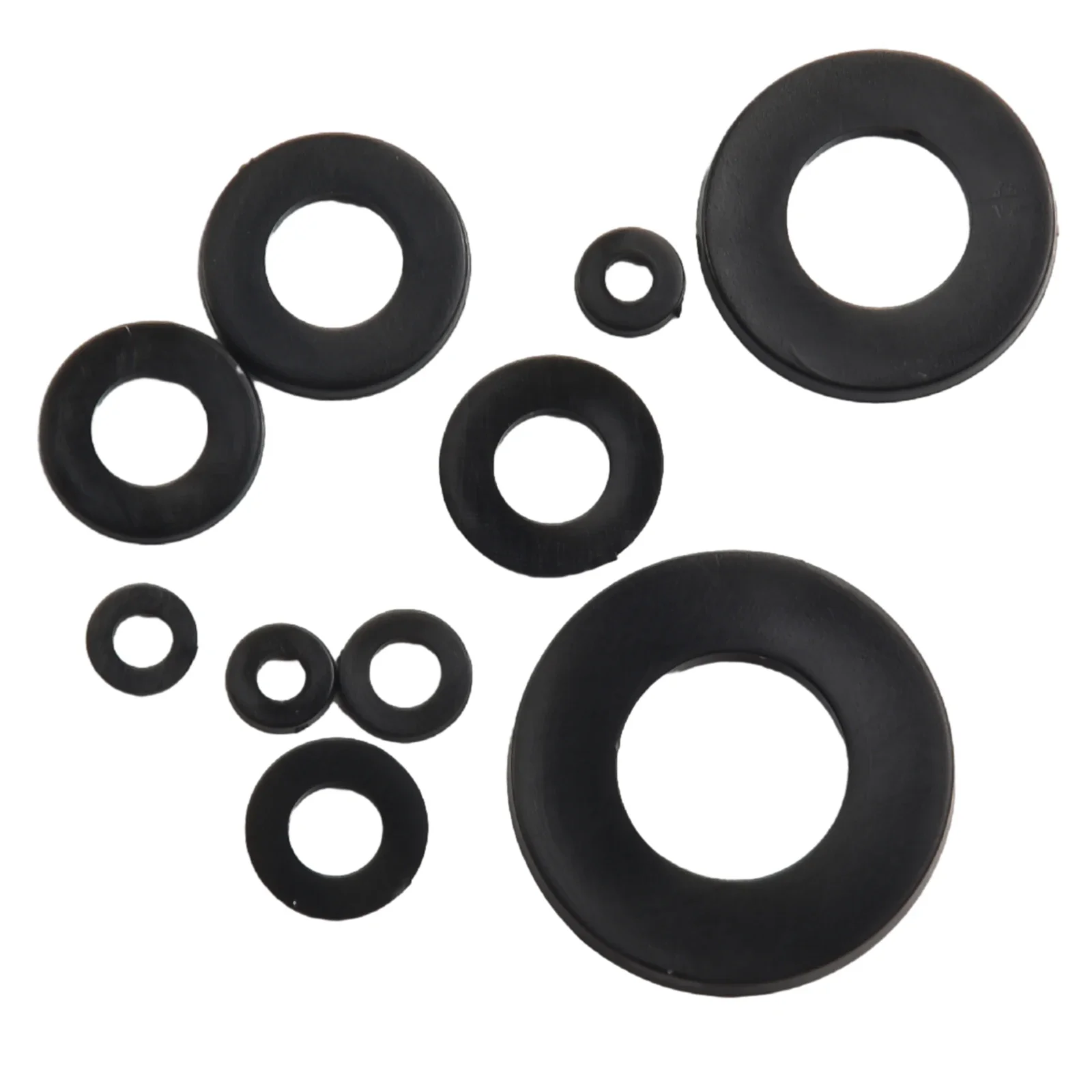 

500 Pcs Nylon Seal Flat Rubber O-Ring Seal Hose Gasket Repair Rubber Gasket M2-M10 For Electrical Connection Tool Accessories