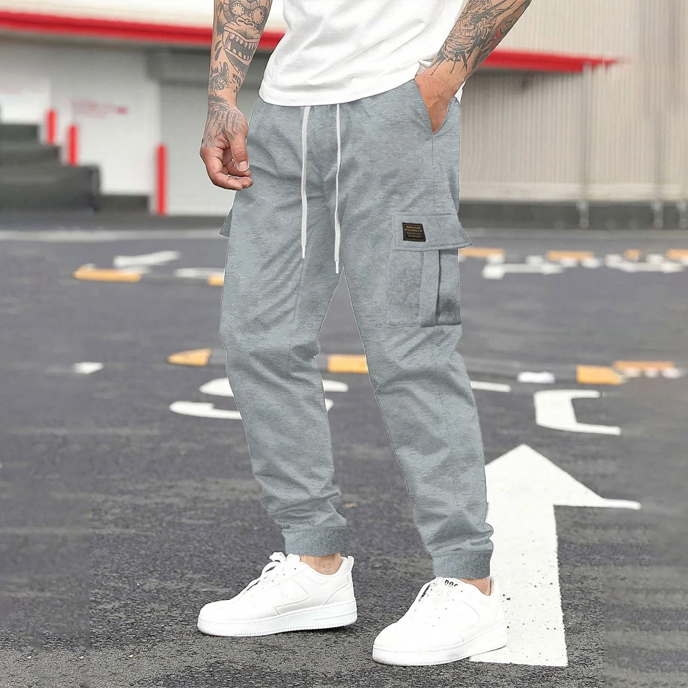 

Mens Workwear Pants 2025 New Durable Casual Trousers Workout Summer Spring Autumn Wear Resistant Multi Pocket Cargo Pants