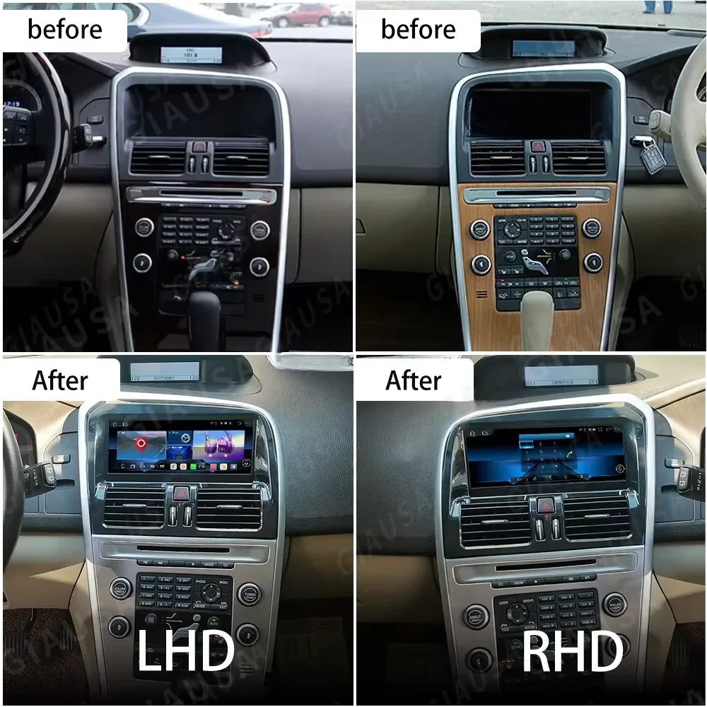 RHD LHD Multimedia Android 13 For Volvo XC60 2009 2010 2011 2012 2013 2014 2015 2016 2017 Carplay Radio Bluetooth 5.0 Head Unit