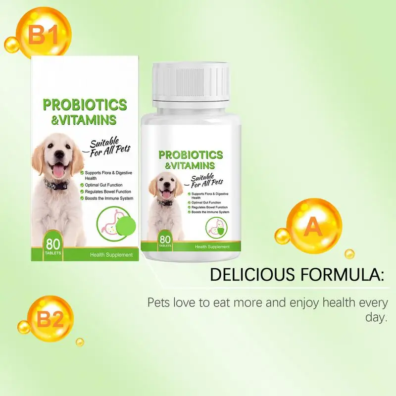 Digestive Tablets For Dogs Nutritional Dog Supplements Pet Health Supplement Probiotic Digestive Support Supplement For Small