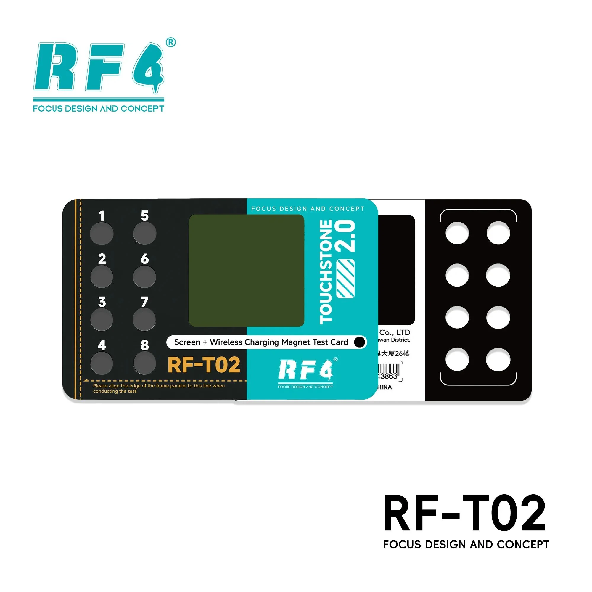 RF4 RF-T02 2in1 IP12-17 Original Screen Recognizer And Wireless Charging Magnetic Ring, Non Disassembly, Fast Detection
