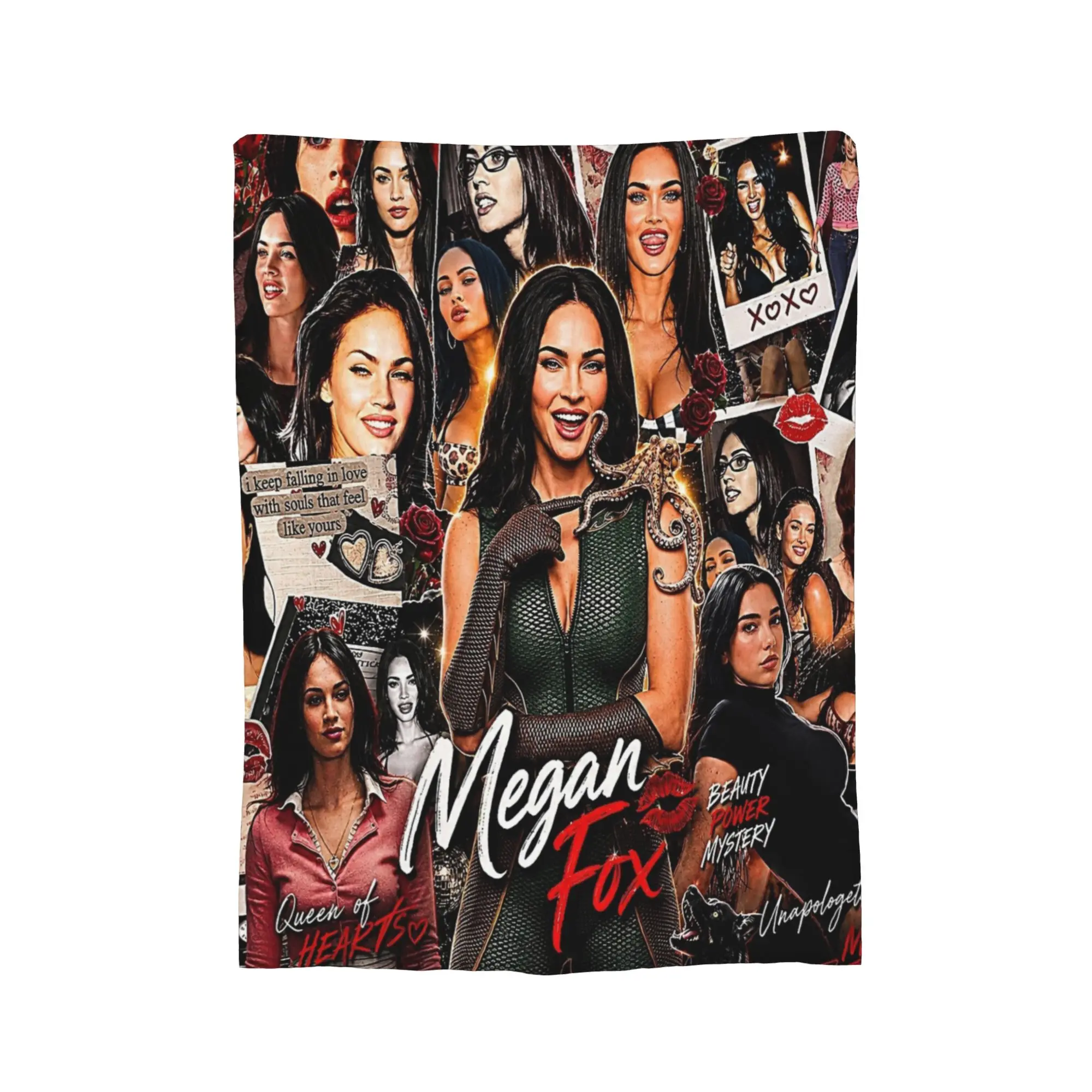 megan fox  Blanket  Flannel Awesome Breathable Throw Blanket for Bedding Lounge Textile Decor