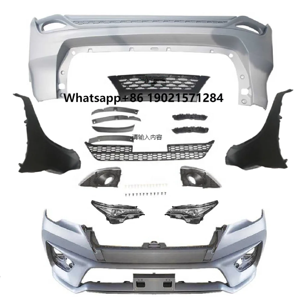 

Car Accessories Exterior Decoration Contains Bumper Grille Fender Bodykit for 20162018 Upgrade to FORTUNER 2016