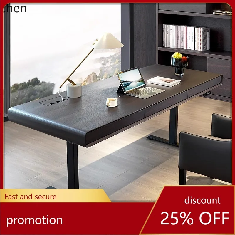 

ZML Electric Height Adjustable Desk Office Writing Desk Minimalist Modern Simple Study Computer Desk