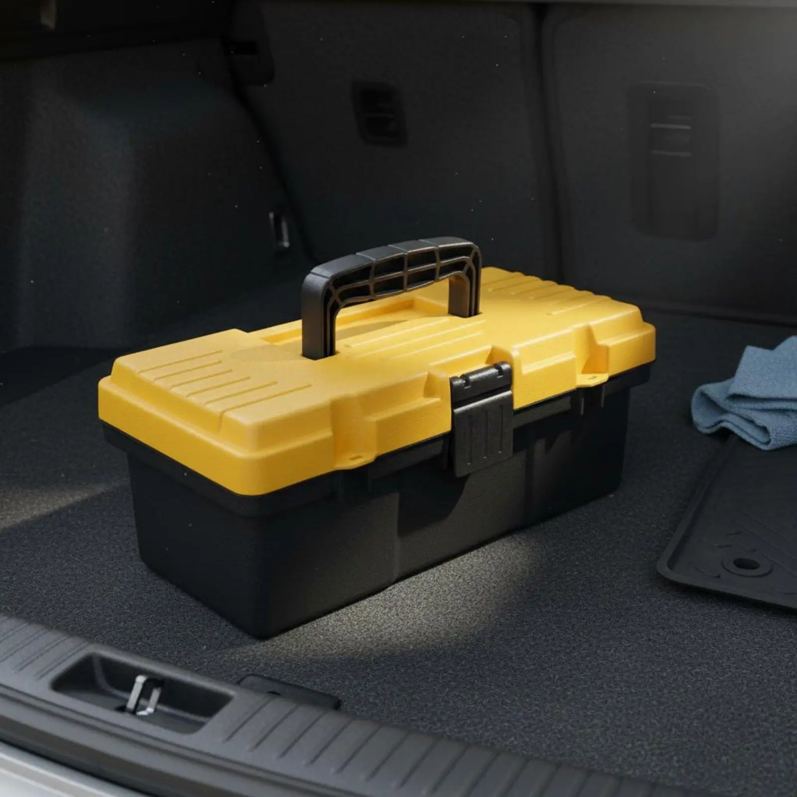 Portable Latch Heavy Duty Tool Case Lockable Large for Electricians, Construction Workers, Workshop, Garage, Job Place
