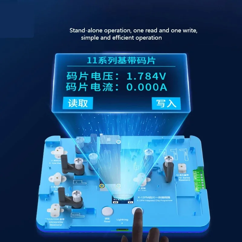 JCID Integrated Chip Programmer Logic Baseband Intel Qualcomm IC Repair JC EEPROM modulo di Non rimozione per iPhone X-14 Pro Max