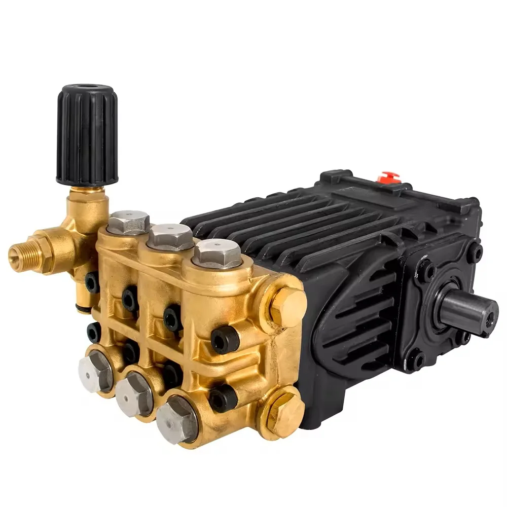 

Насос для мойки высокого давления DBQ-B, латунный тройной плунжерный насос 155-248 бар, 13-24 л/мин, сплошной вал 24 мм для коммерческой стиральной машины