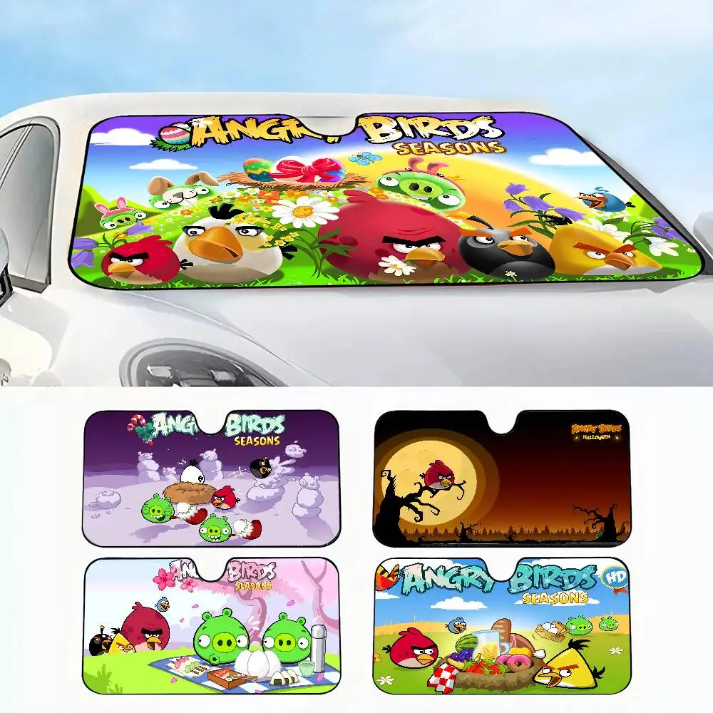 

Cute A-Angry Bird Car SunShade Car insulation windshield sunshade, UV blocking sunshade protector