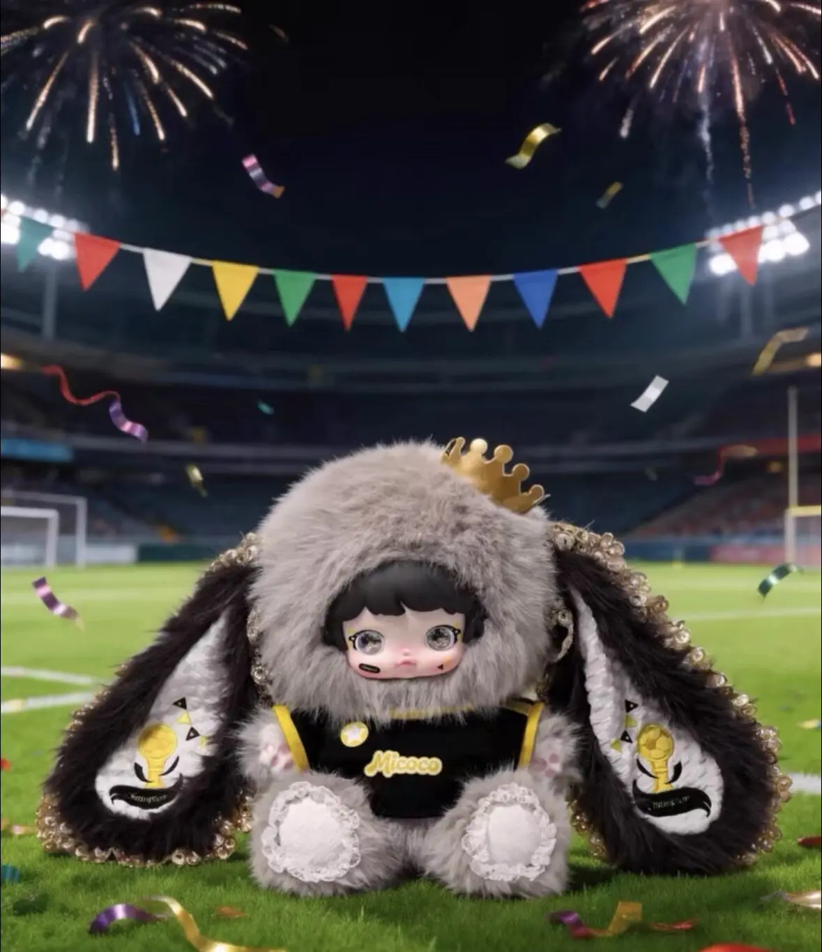 In Stock Football Baby 600% Series Micoco Mystery Box Large Plush