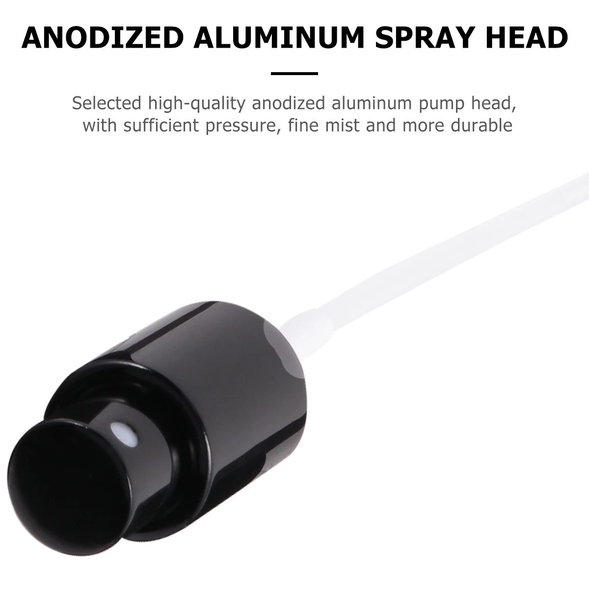 

10pcs Electrochemical Aluminum Spray Head Bottles Fine Mist Replacement for Plants Bonsai House Cleaning Air Durable
