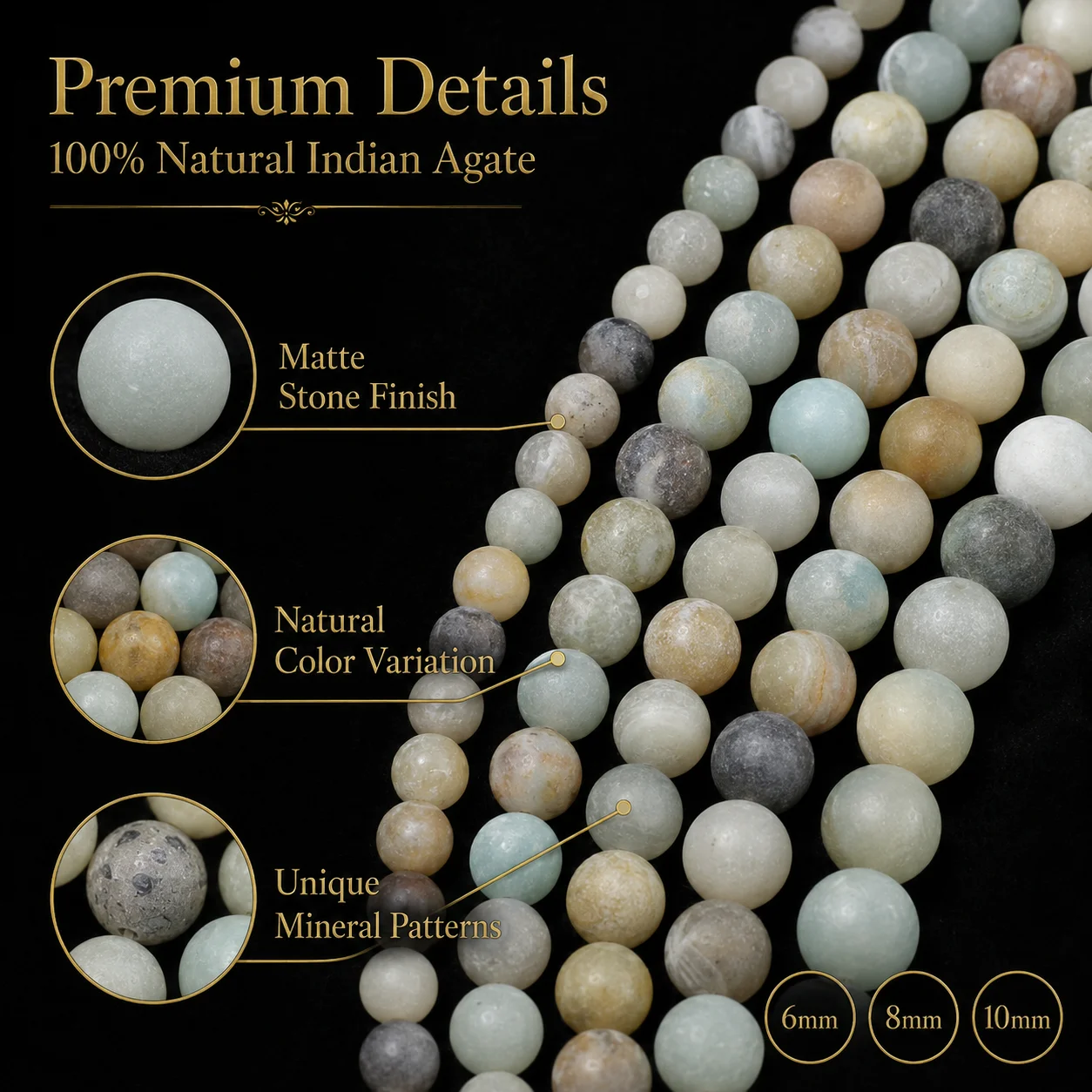 4-12mm 16-45Pcs Round Amazon N - Jewelry Making Amazon recension och pris