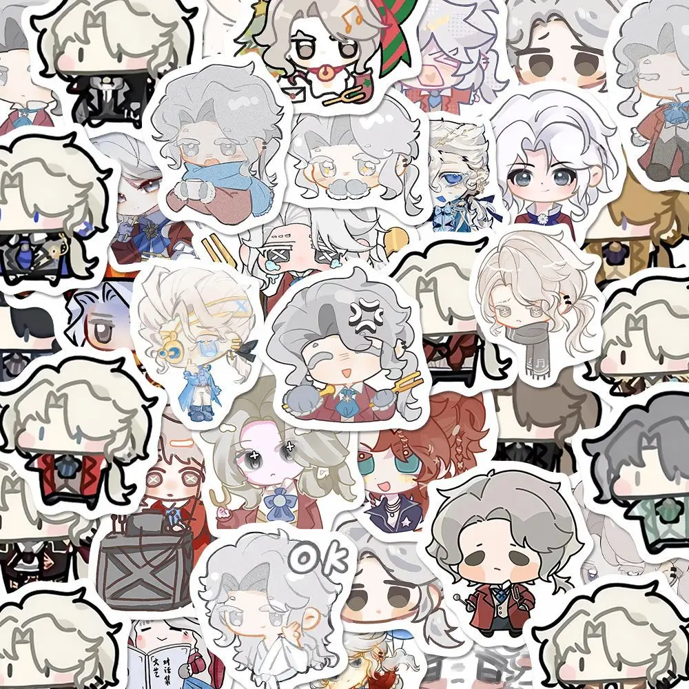 74Pcs Game Identity V Anime Stickers Cartoon Cosplay Character Frederick Kreiburg Decals Notebook Laptop Phone DIY Decoration