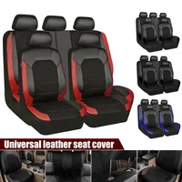 Universal PU leather car seat just, front and rear seat cushion, 5 seater, trucks, 9 pieces per set
