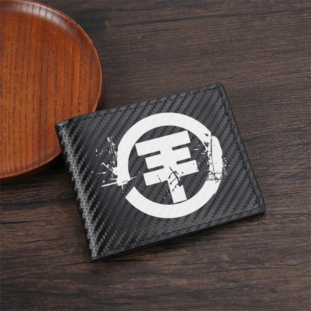 Circle symbol with layered shape design Men's Wallets Simple Business Modern Stylish Printing Design Gifts For Father Boyfriend