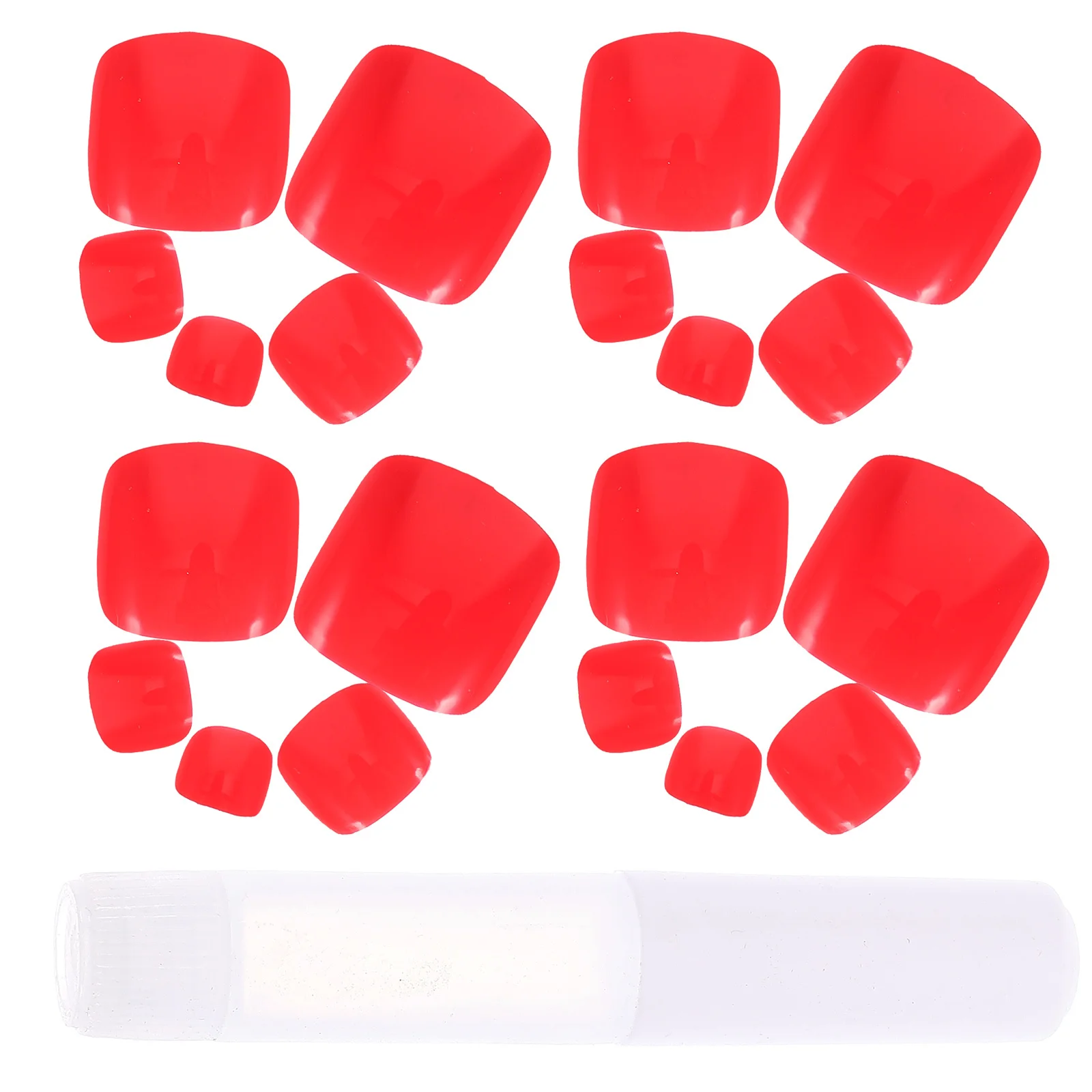 

24Pcs Toe Nail Art Decal Stickers Set Variety Patterns Easy Use Party Birthday Holiday Event Women Toe Nail Stickers