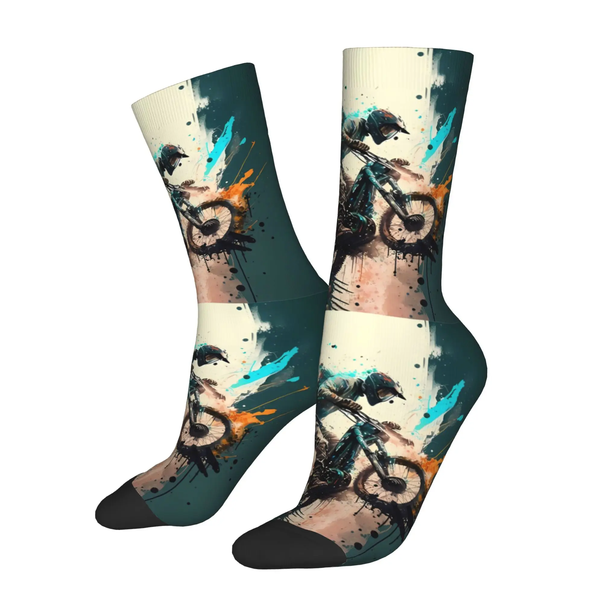 

Motorcycle Handsome Socks Male Mens Women Summer Stockings Harajuku