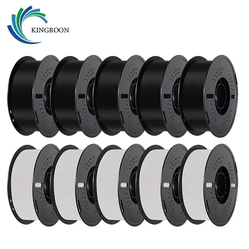 for Kingroon PETG Filament 1.75mm 10kg 22lbs Wholesale 10 Roll High Precision 3D Printing Filament for 3D Printer USA
