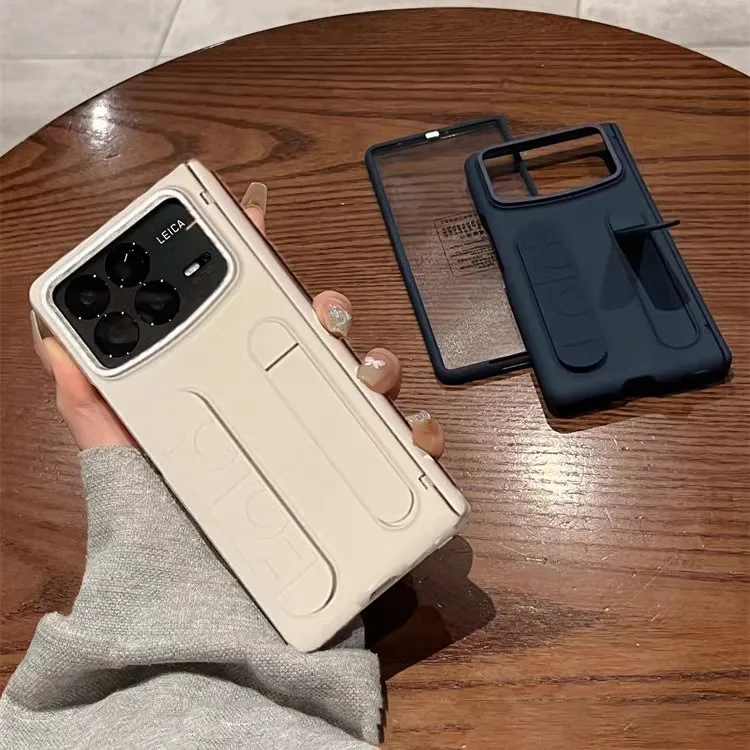 

Wristband Hinge Case For Xiaomi Mix Fold4 Fold3 Wrist Strap Stand Front Screen Glass Lens Protection Plastic Cover