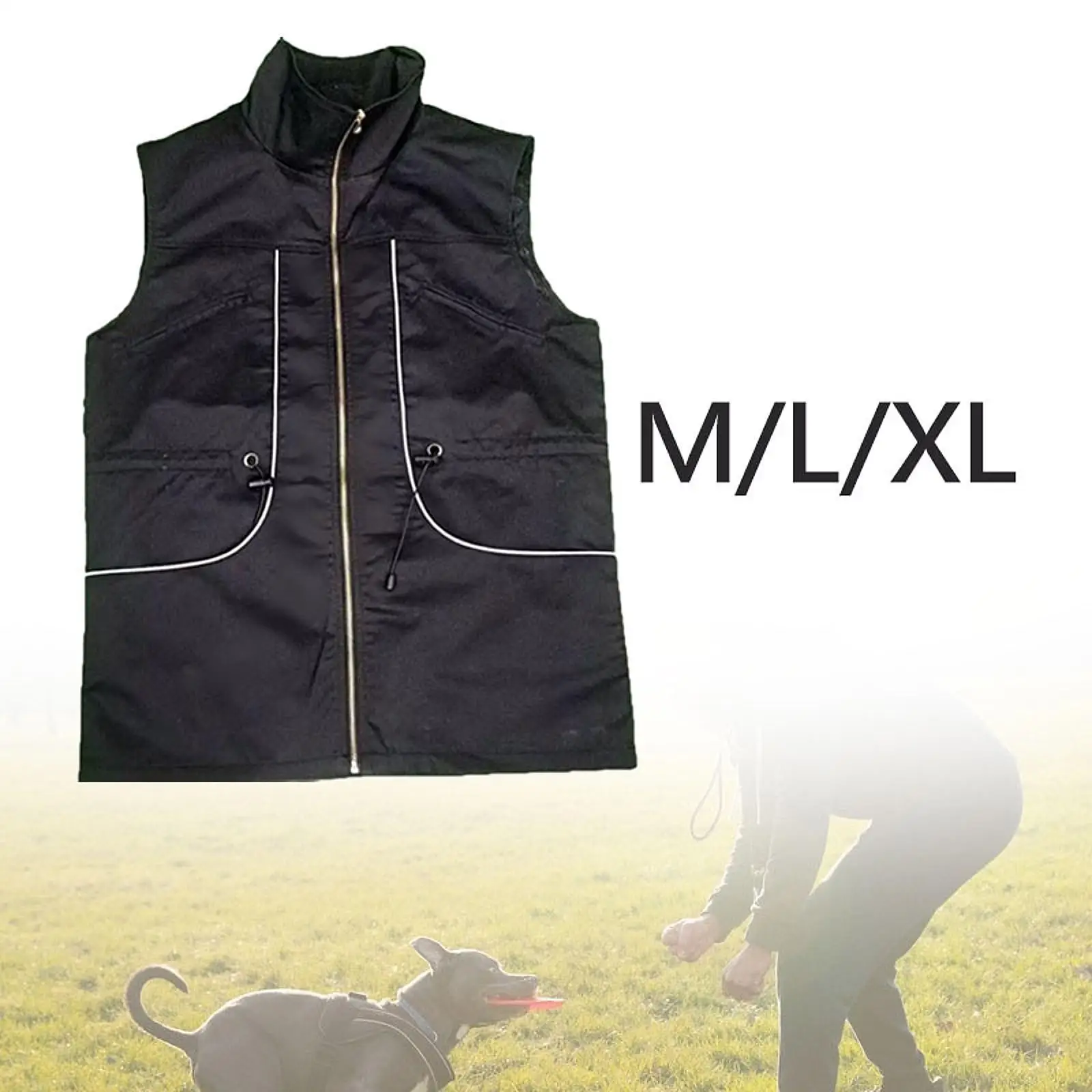 

Dog Training Vest Obedience Vest Anti Bite with Multi Pockets Pet Owner Jacket
