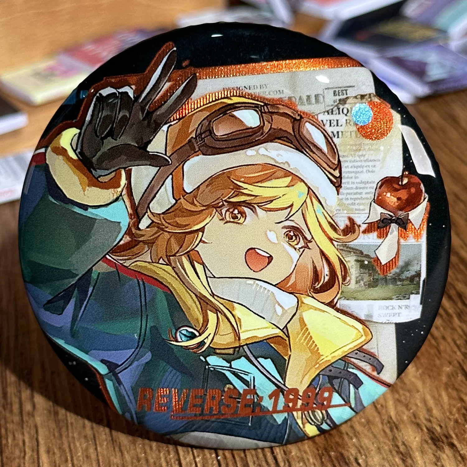 

2025 Anime Game Reverse:1999 Set Sail Tomorrow Regulus Badge Baji Postcard Acrylic Stand Figure Model Plate Desk Decor Gift