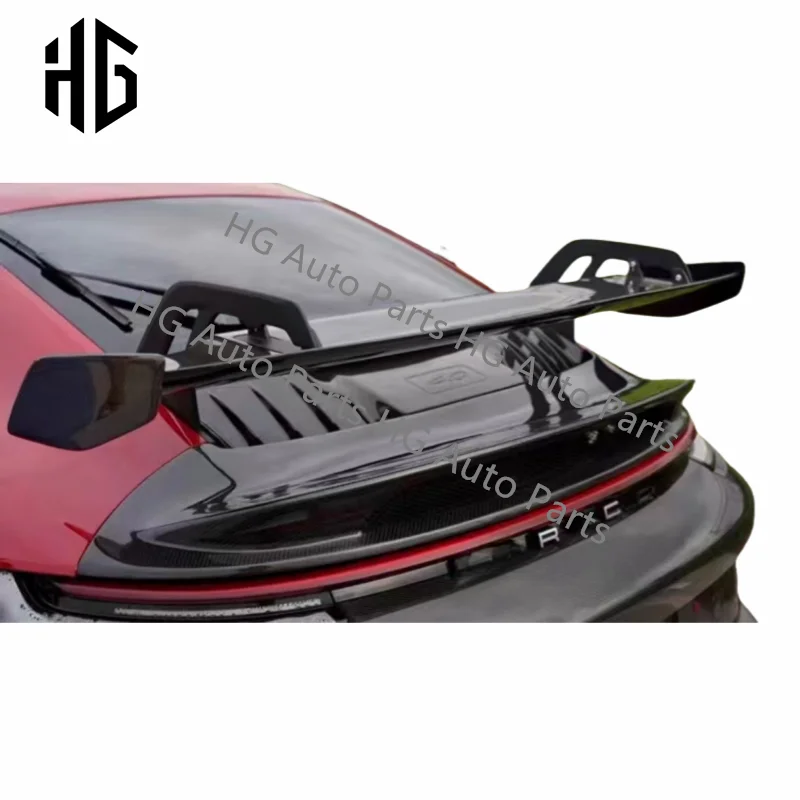 992 GT3 Style Carbon Fiber Duck Tail Wing For Porsche 911 992 Carrera 2019-2023 GT-3 Style Facelift Rear Trunk Wing Spoilers