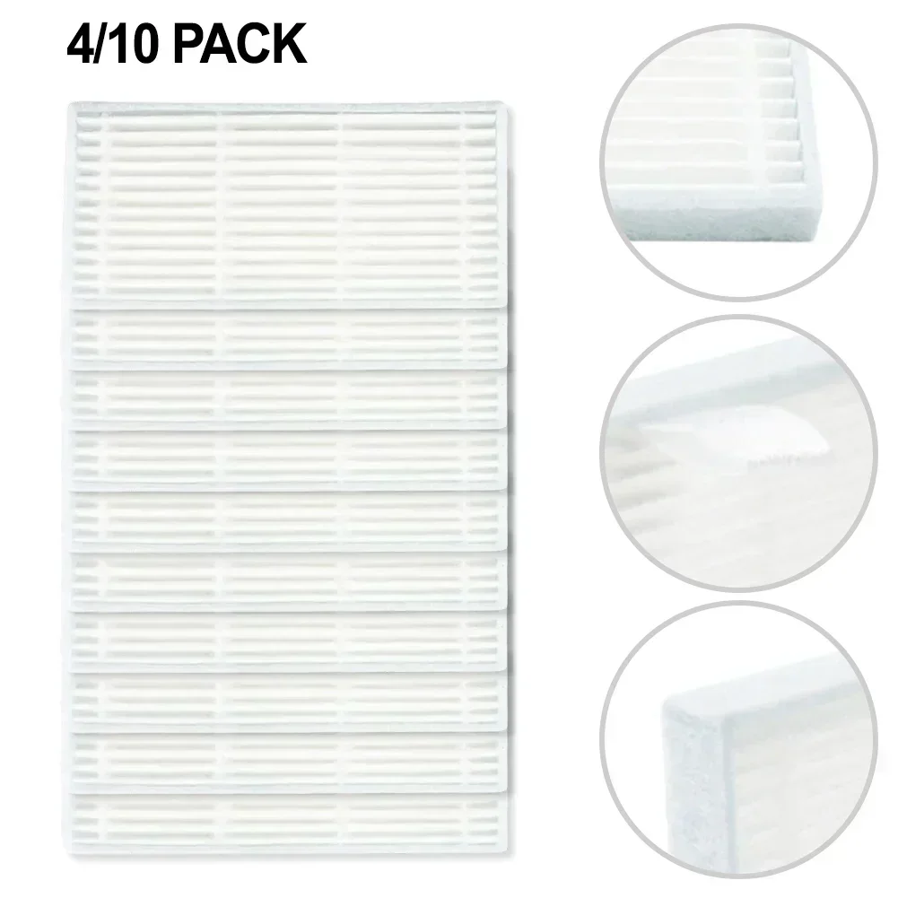 

4/10 Pack Filter Kit Washable Filter For Eufy C10 For Eufy Replacement Sweeper Accessories Household Supplies Cleaning Tools