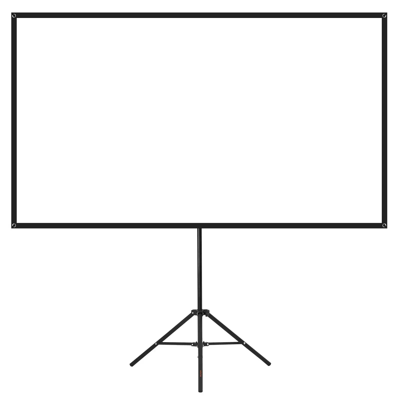 Tripod Projector Screen With Stand 80 Inch 160° Wide Angle 4K HD 16:9 Screen
